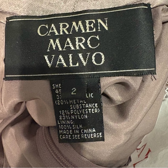 Carmen Marc valvo beaded gown - Picture 9 of 11